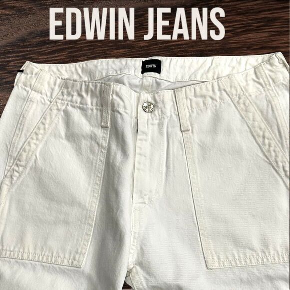 EDWIN ANTHROPOLOGIE Women’s Malia Utility Boyfriend Jeans in the Size 27 - Picture 6 of 11